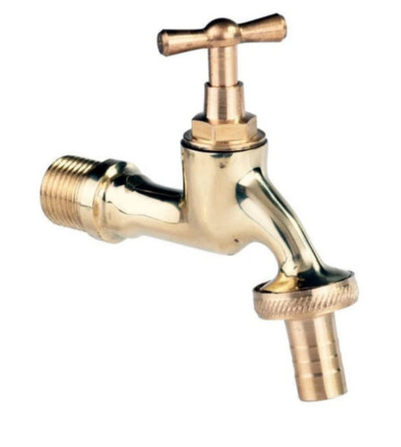 شیرآب حیاطی برنجی ۱/۲